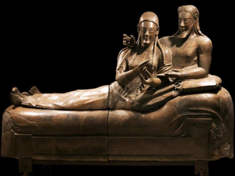 Gli Etruschi - Sarcofago degli sposi puzzle