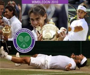 Rompicapo di 2010 Campione di Wimbledon Rafael Nadal