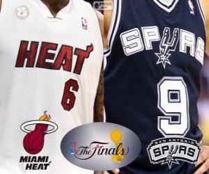 Rompicapo di 2013 NBA Finals. Miami Heat vs San Antonio Spurs