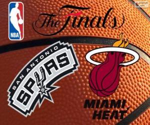 Rompicapo di 2014 NBA le finali. San Antonio Spurs vs Miami Heat