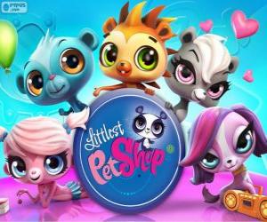 Rompicapo di 5 animali di Littlest PetShop