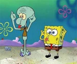 Rompicapo di SpongeBob SquarePants e il suo amico, Squiddi Tentacolo