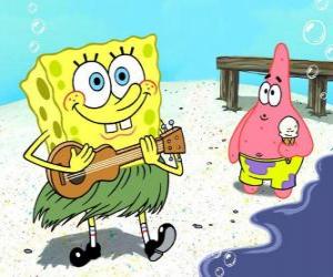 Rompicapo di SpongeBob alle Hawaii