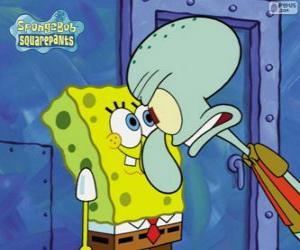 Rompicapo di Squiddi è arrabbiato con SpongeBob