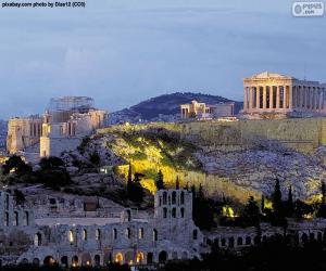 Rompicapo di Acropoli di Atene, Grecia