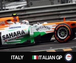 Rompicapo di Adrian Sutil - Force India - Monza, 2013