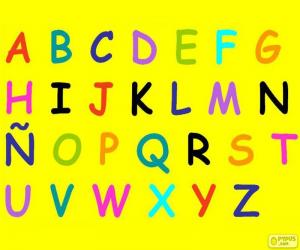 Rompicapo di Alfabeto con lettere maiuscole