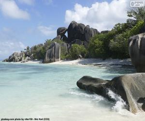 Rompicapo di Anse Source d'Argent, Seychelles