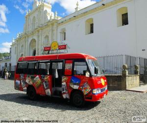 Rompicapo di Antigua City Tour, Bus