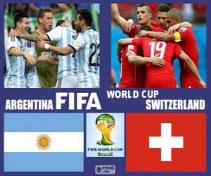 Rompicapo di Argentina - Svizzera, ottavi di finale, Brasile 2014