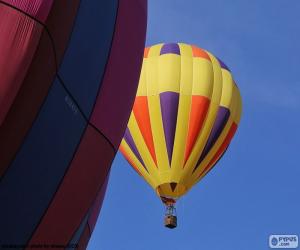 Rompicapo di Aria calda palloncino giallo