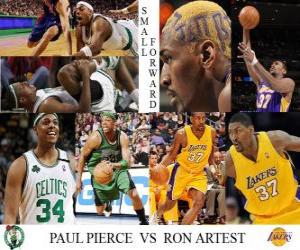 Rompicapo di Artest Finale NBA 2009-10, Ala piccola, Paul Pierce (Celtics) vs Ron (Lakers)