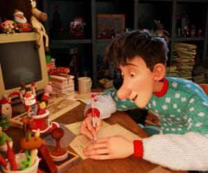 Rompicapo di Arthur Christmas, responsabile per rispondere alle lettere dai bambini di tutto il mondo