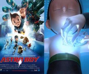 Rompicapo di AstroBoy o Astro Boy, un super-robot creato dal dottor Tenma a immagine di suo figlio Toby morto e le sue memorie