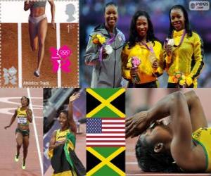 Rompicapo di Atletica 100 m donne Londra 12