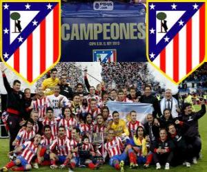 Rompicapo di Atlético de Madrid campione Copa del Rey 2012-2013