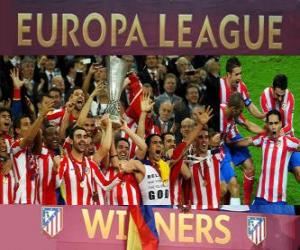 Rompicapo di Atlético Madrid, campione di UEFA Europa League 2011-2012