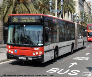 Rompicapo di Autobus urbano di Barcellona