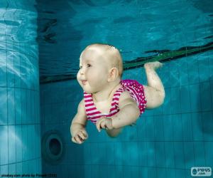 Rompicapo di Baby nuoto