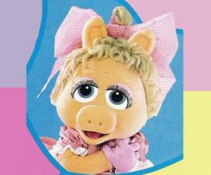 Rompicapo di Baby Piggy, il muppet baby Miss Piggy