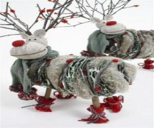Rompicapo di Bambole Pretty renne di Natale