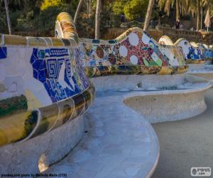 Rompicapo di Banca, Parco Güell, Barcellona