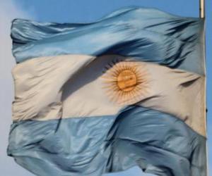 Rompicapo di Bandiera d'Argentina
