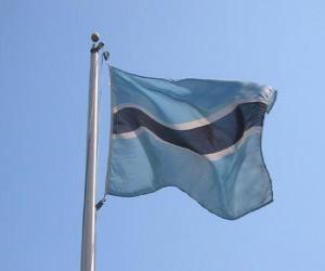 Rompicapo di Bandiera de Botswana