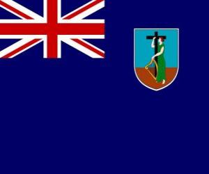 Rompicapo di Bandiera de Montserrat, territorio oltremare britannico dei Caraibi