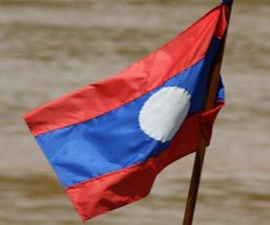 Rompicapo di Bandiera del Laos