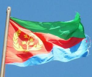 Rompicapo di Bandiera del l'Eritrea