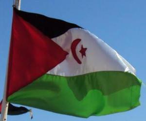 Rompicapo di Bandiera del Sahara Occidentale