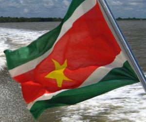 Rompicapo di Bandiera del Suriname