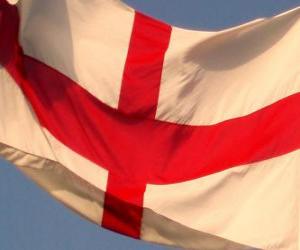 Rompicapo di Bandiera dell'Inghilterra, nazione del regno Unito