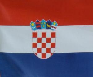 Rompicapo di Bandiera della Croazia