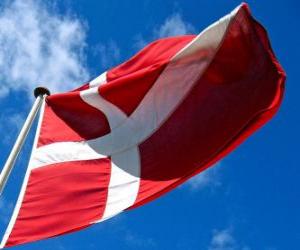 Rompicapo di Bandiera della Danimarca