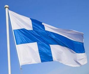 Rompicapo di Bandiera della Finlandia