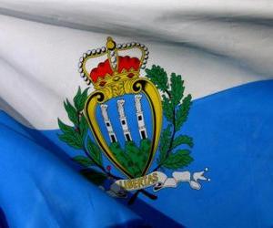 Rompicapo di Bandiera della Repubblica di San Marino