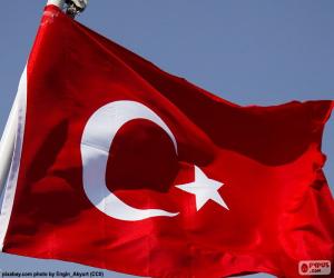 Rompicapo di Bandiera della Turchia