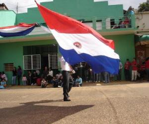 Rompicapo di Bandiera di Paraguay o Paraguai 