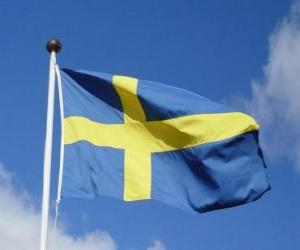 Rompicapo di Bandiera di Svezia