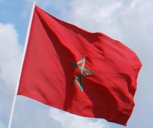 Rompicapo di Bandiera dil Marocco