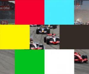 Rompicapo di Bandiere colori F1