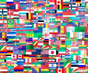 Rompicapo di Bandiere del mondo