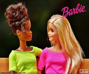 Rompicapo di Barbie con la sua amica