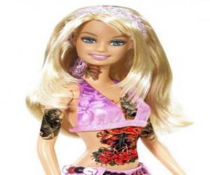 Rompicapo di Barbie con tatuaggi