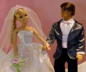 Rompicapo di Barbie e Ken il giorno del matrimonio