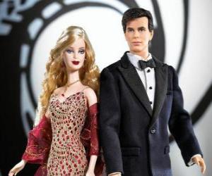 Rompicapo di Barbie e Ken molto elegante