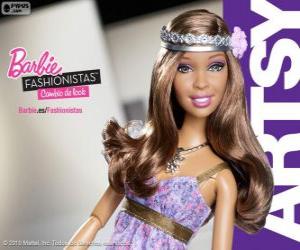 Rompicapo di Barbie Fashionista Artsy