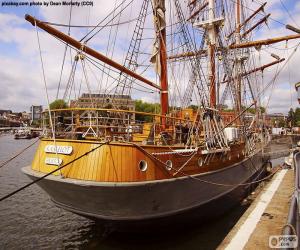 Rompicapo di Barca a vela in legno